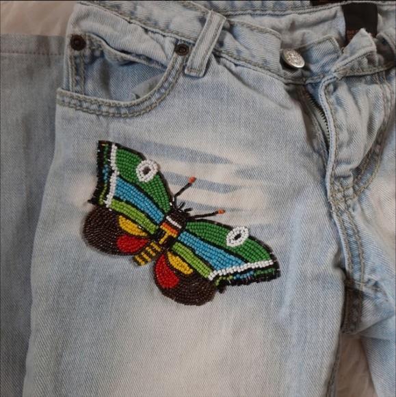 VINTAGE Beaded Dollhouse Jeans - Picture 8 of 15